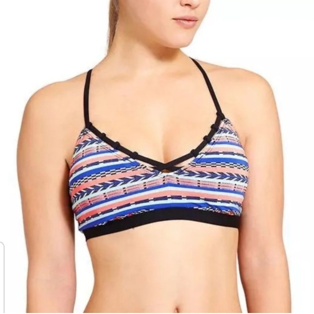 COPY - Athleta Pipeline Loop Sunset Glow Bikini Top